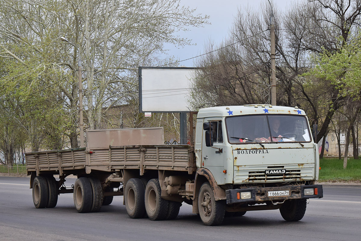 Волгоградская область, № Т 666 ОН 34 — КамАЗ-53208