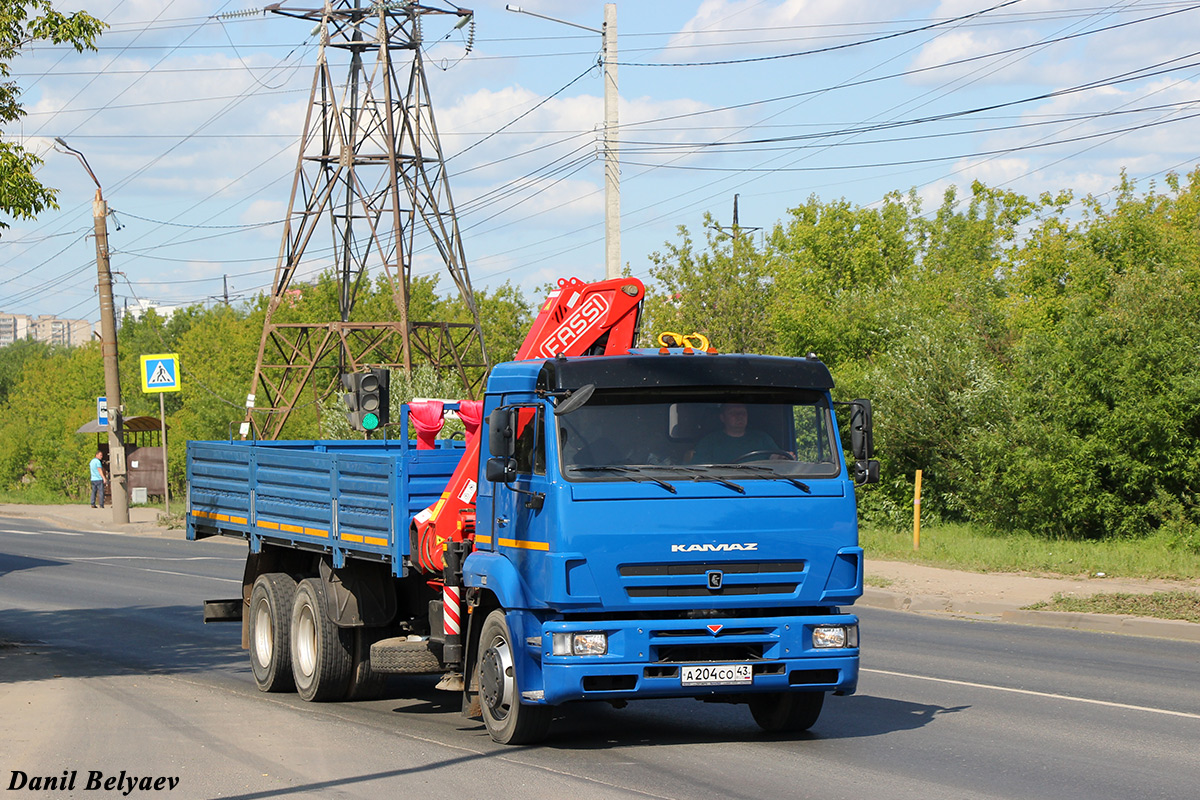 Кировская область, № А 204 СО 43 — КамАЗ-65117 (общая модель)