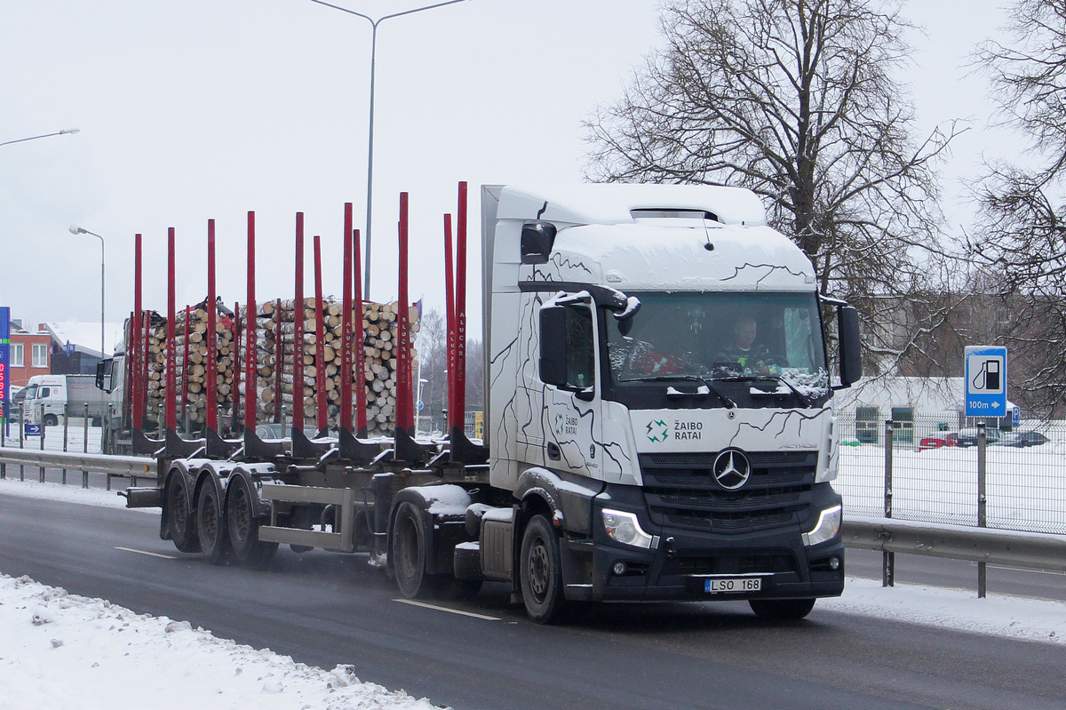 Литва, № LSO 168 — Mercedes-Benz Actros ('2018)