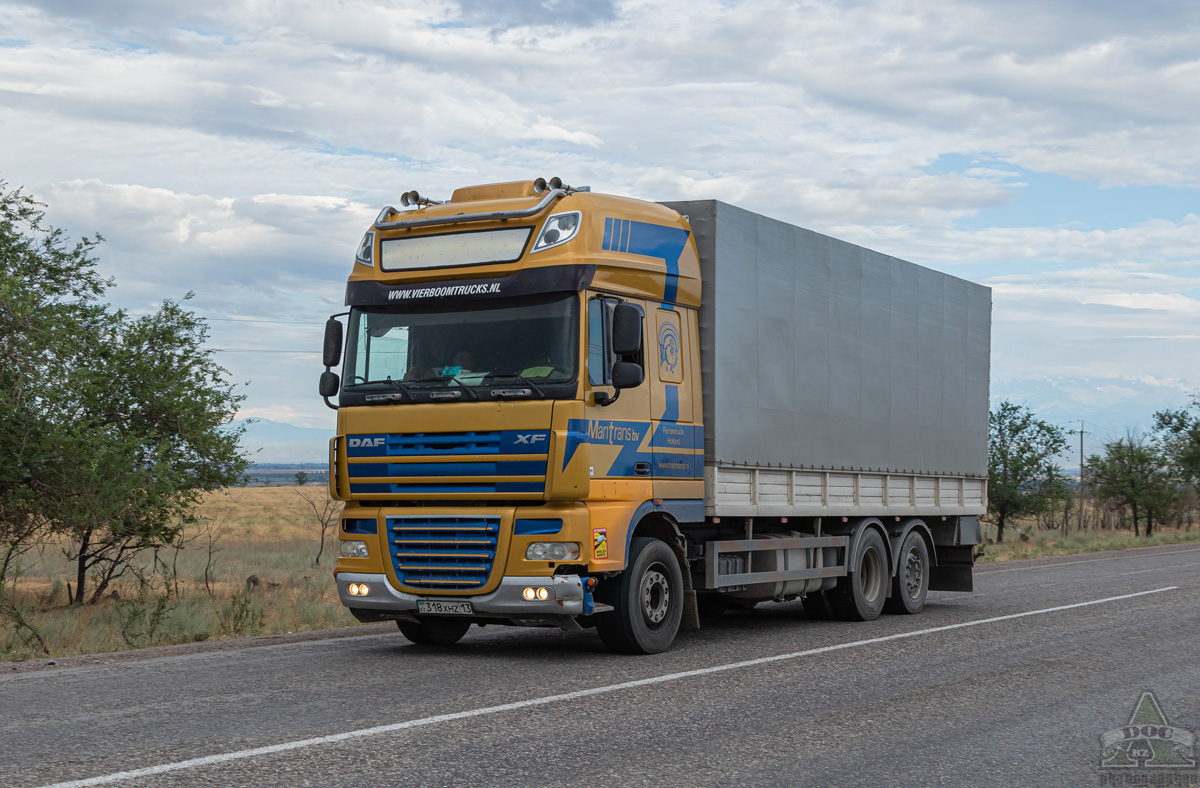 Туркестанская область, № 318 XHZ 13 — DAF XF105 FAR