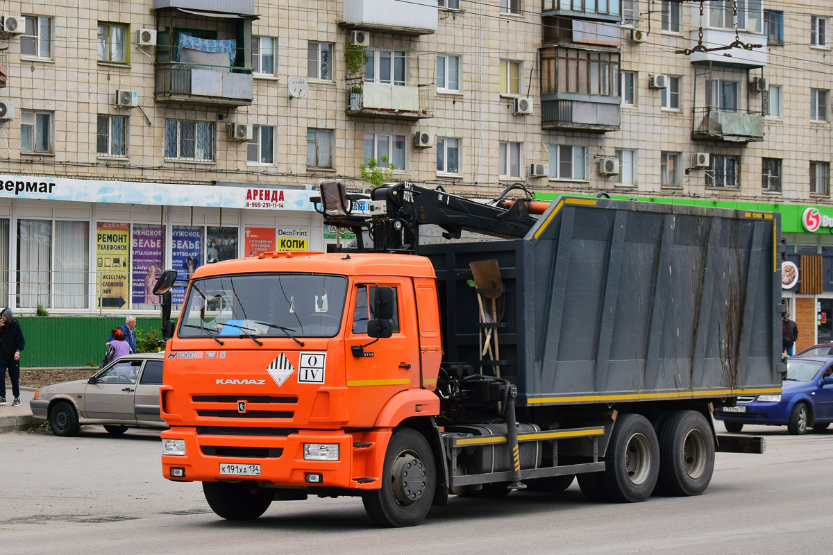 Волгоградская область, № К 191 ХА 134 — КамАЗ-65115-A5