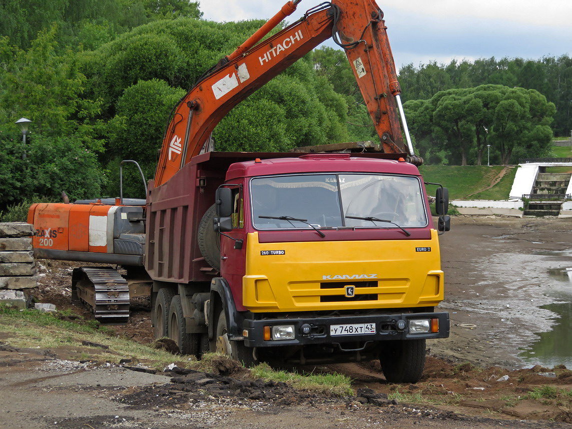 Кировская область, № У 748 ХТ 43 — КамАЗ-65115-02 [65115C]