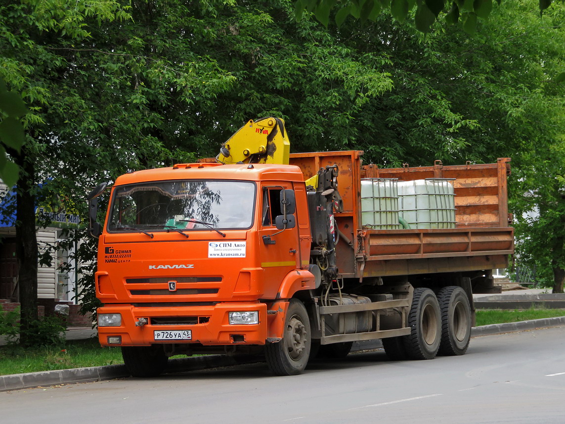 Кировская область, № Р 726 УА 43 — КамАЗ-65115 (общая модель)