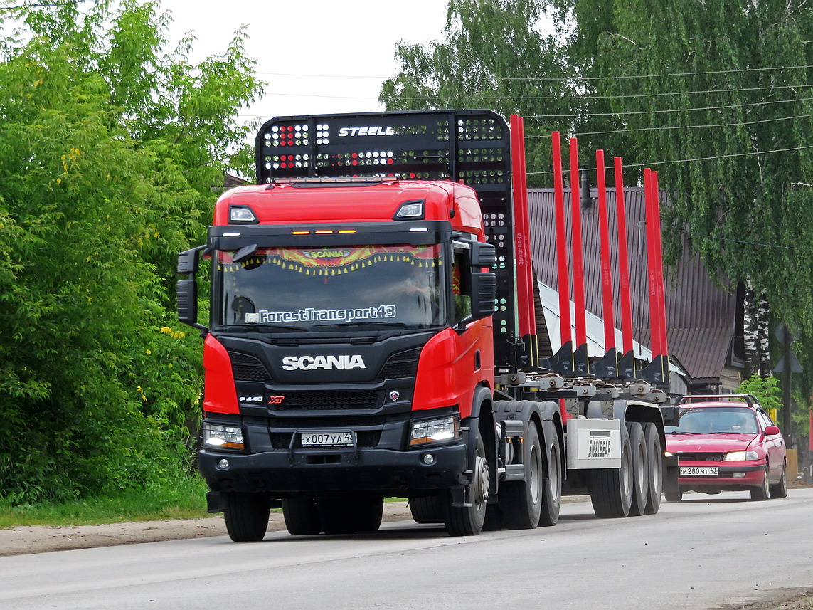 Кировская область, № Х 007 УА 43 — Scania ('2016) P440