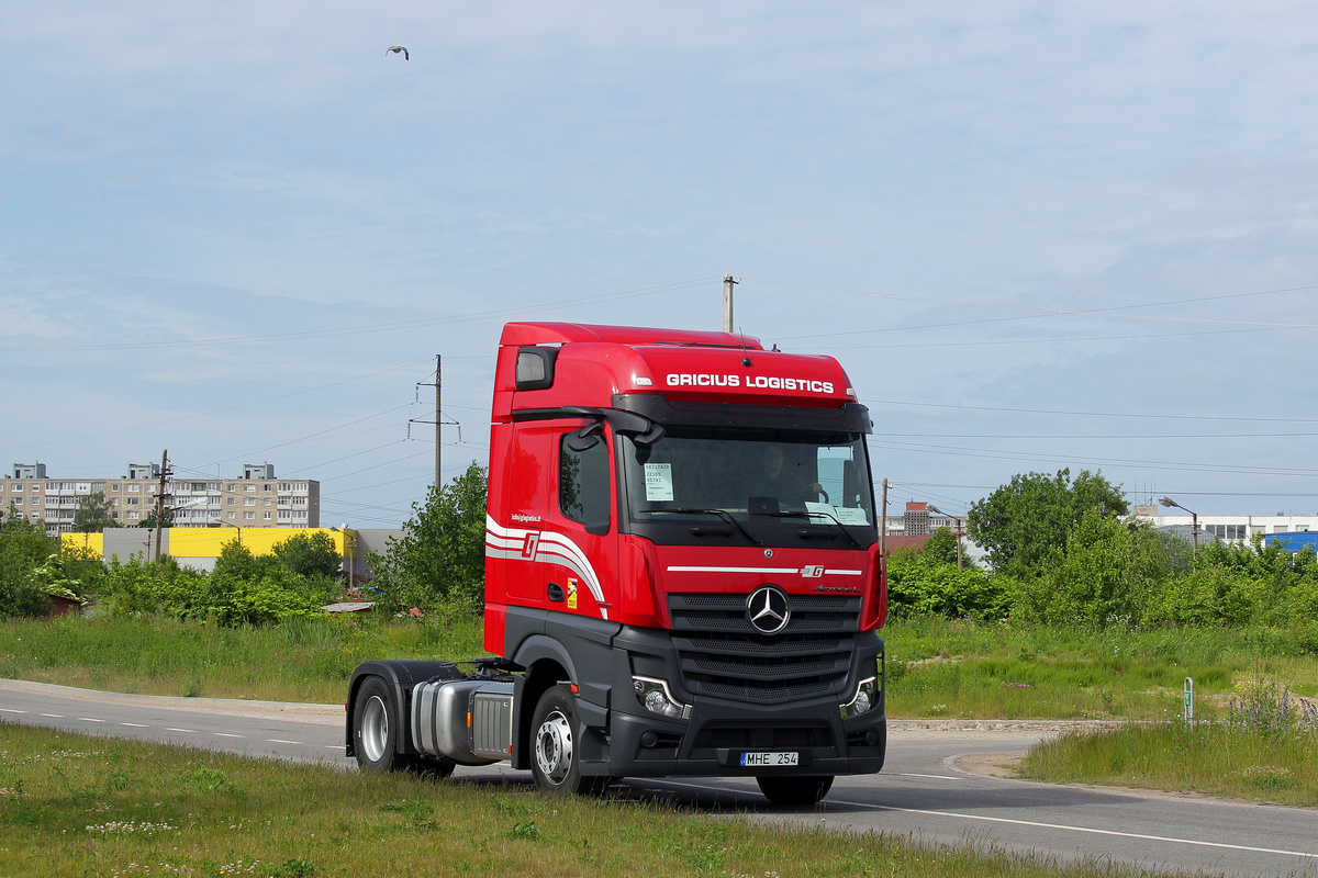 Литва, № MHE 254 — Mercedes-Benz Actros ('2018)