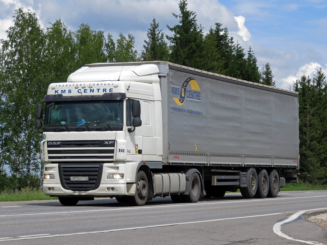 Москва, № У 973 ОТ 777 — DAF XF105 FT