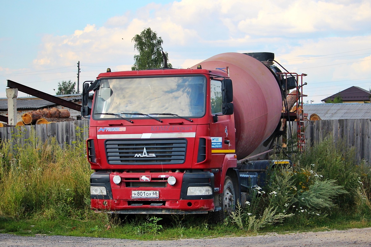 Тамбовская область, № Н 801 ОУ 68 — МАЗ-6501B5