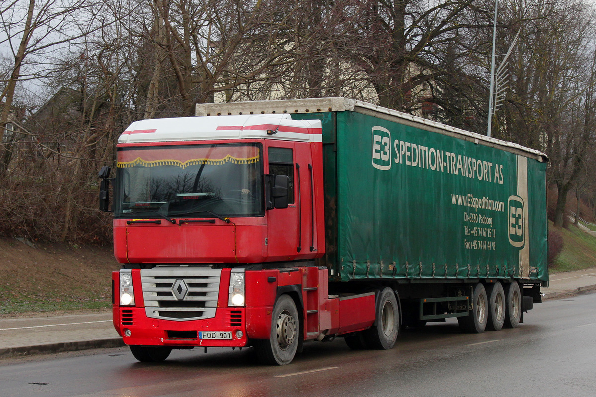 Литва, № FOD 901 — Renault Magnum E-Tech ('2001)