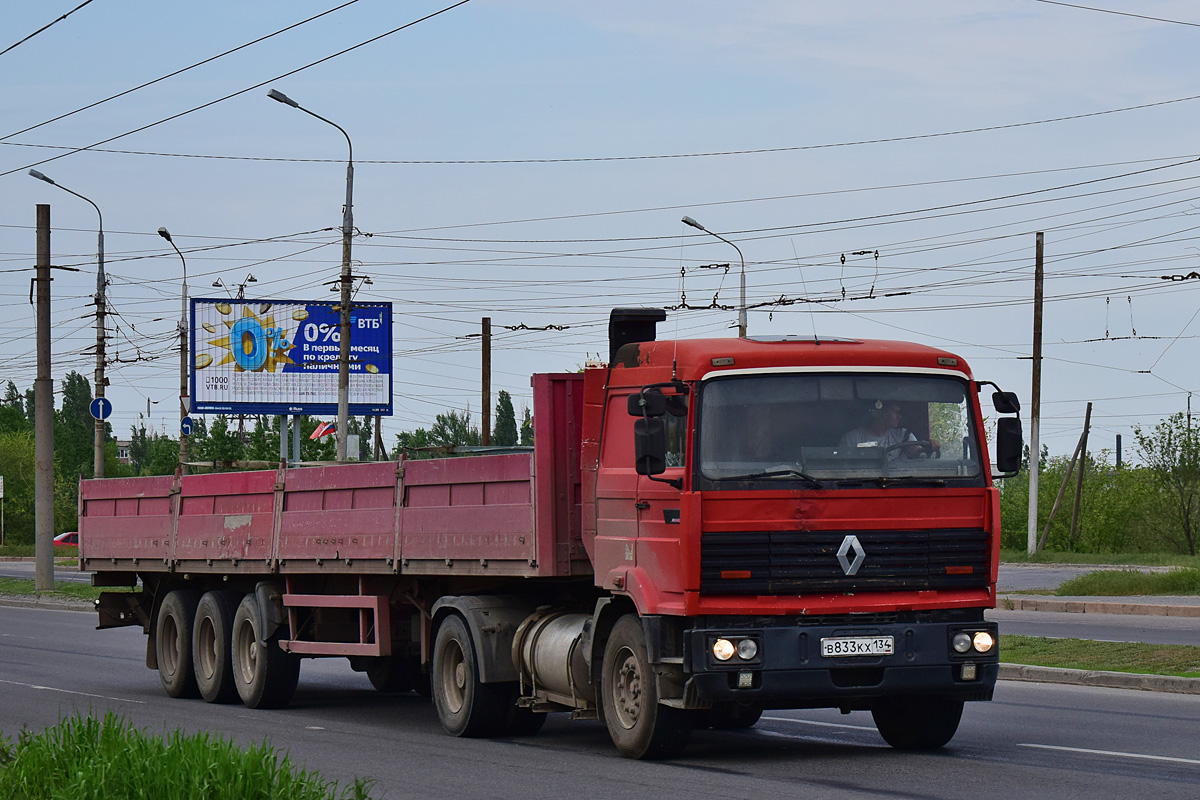 Волгоградская область, № В 833 КХ 134 — Renault G-Series Manager