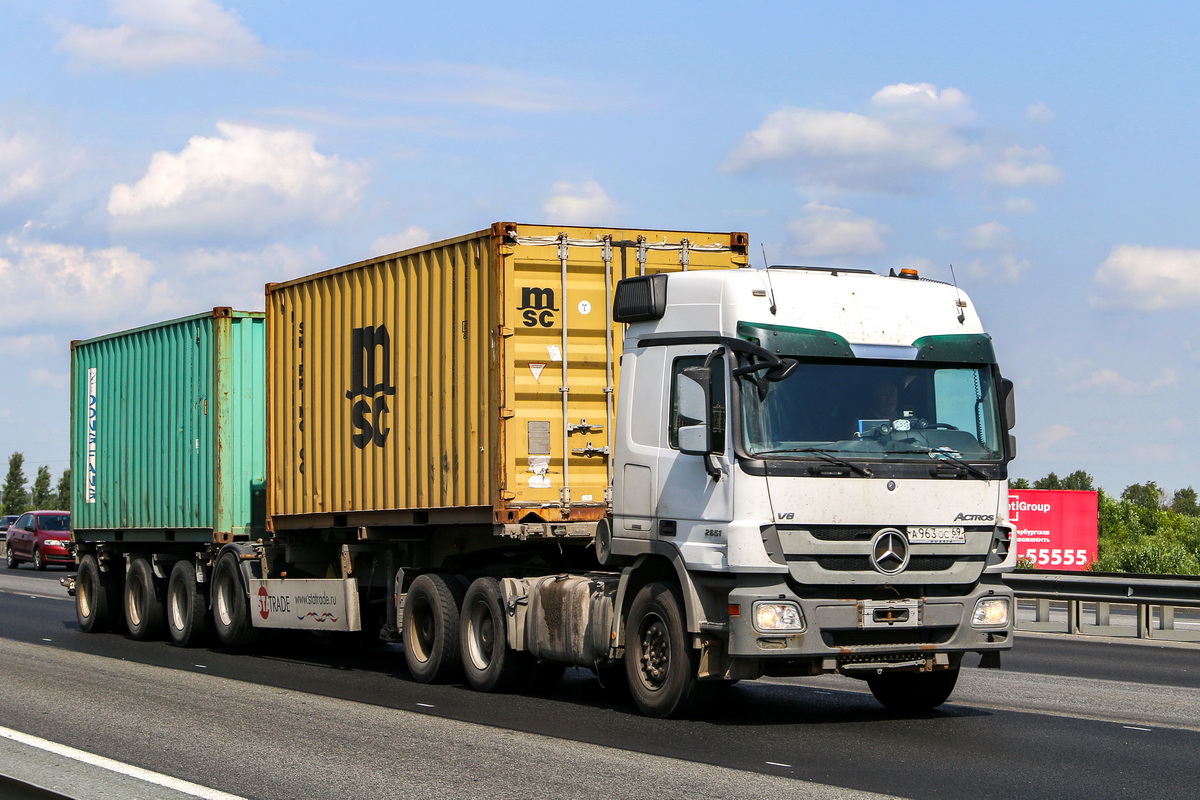 Тверская область, № А 963 ОС 69 — Mercedes-Benz Actros ('2009)