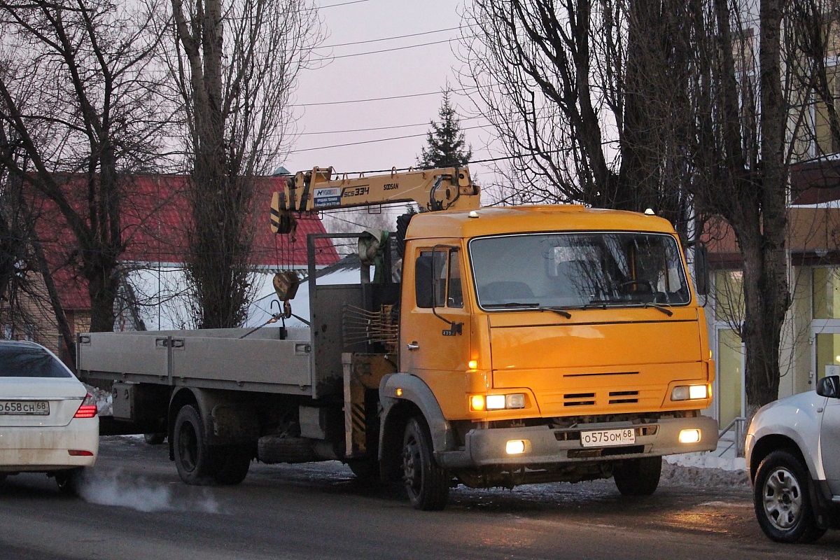 Тамбовская область, № О 575 ОМ 68 — КамАЗ-4308 (общая модель)