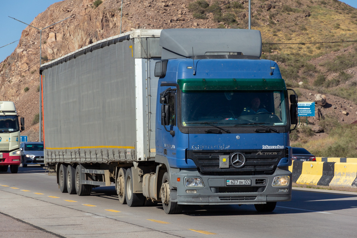 Алматы, № 637 BK 02 — Mercedes-Benz Actros ('2003) 2541