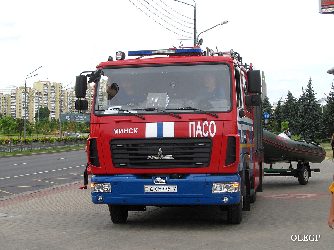 Минск, № АХ 5335-7 — МАЗ-4371 (общая модель); Минск — День пожарной службы 2023