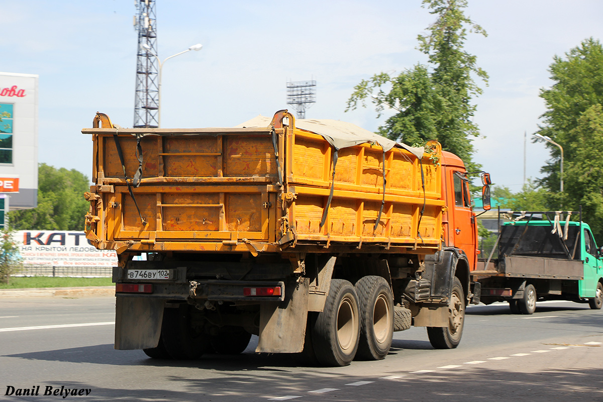 Башкортостан, № В 746 ВУ 102 — КамАЗ-65111-15 [65111R]