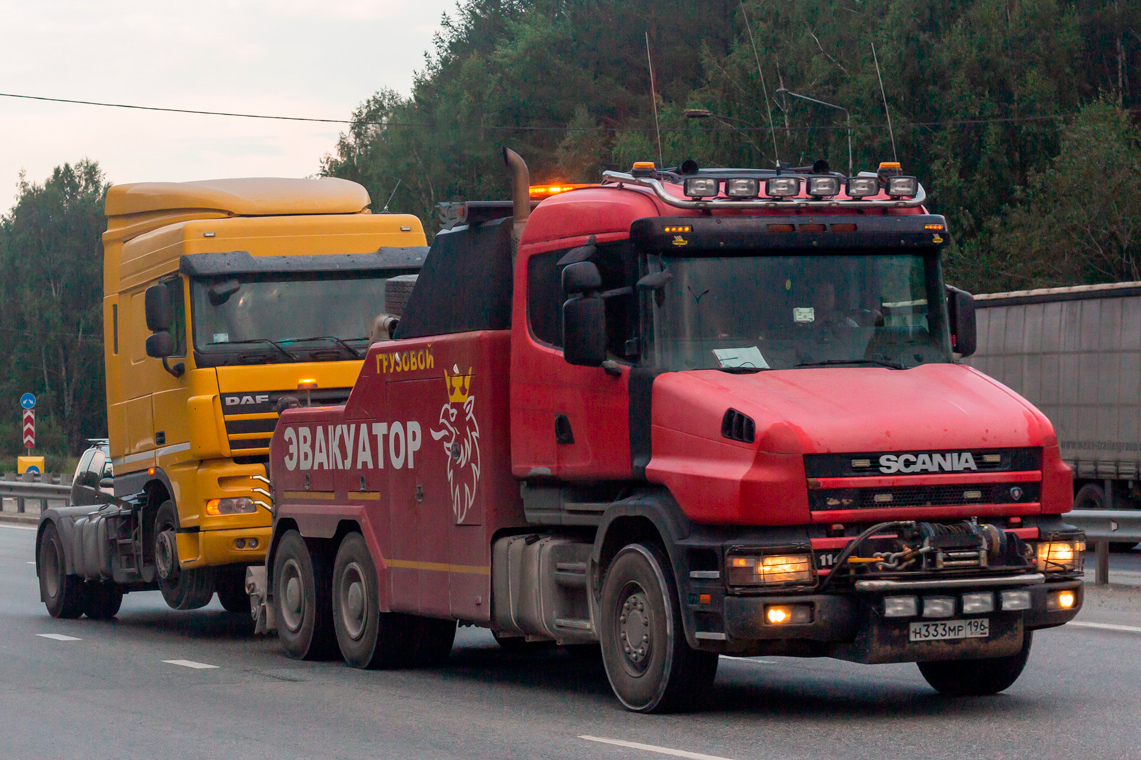 Свердловская область, № Н 333 МР 196 — Scania ('1996) T-Series 114G