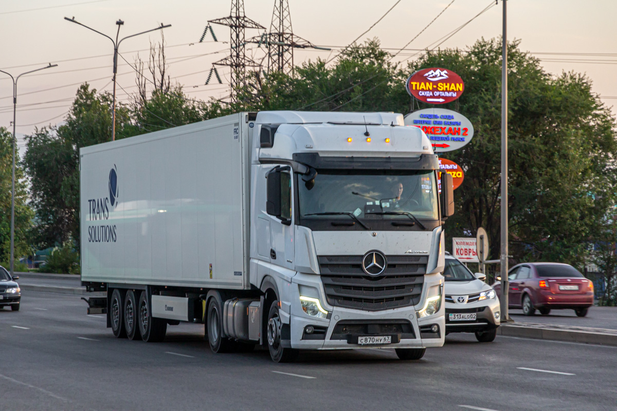 Смоленская область, № С 870 НУ 67 — Mercedes-Benz Actros '18 1845 [Z9M]