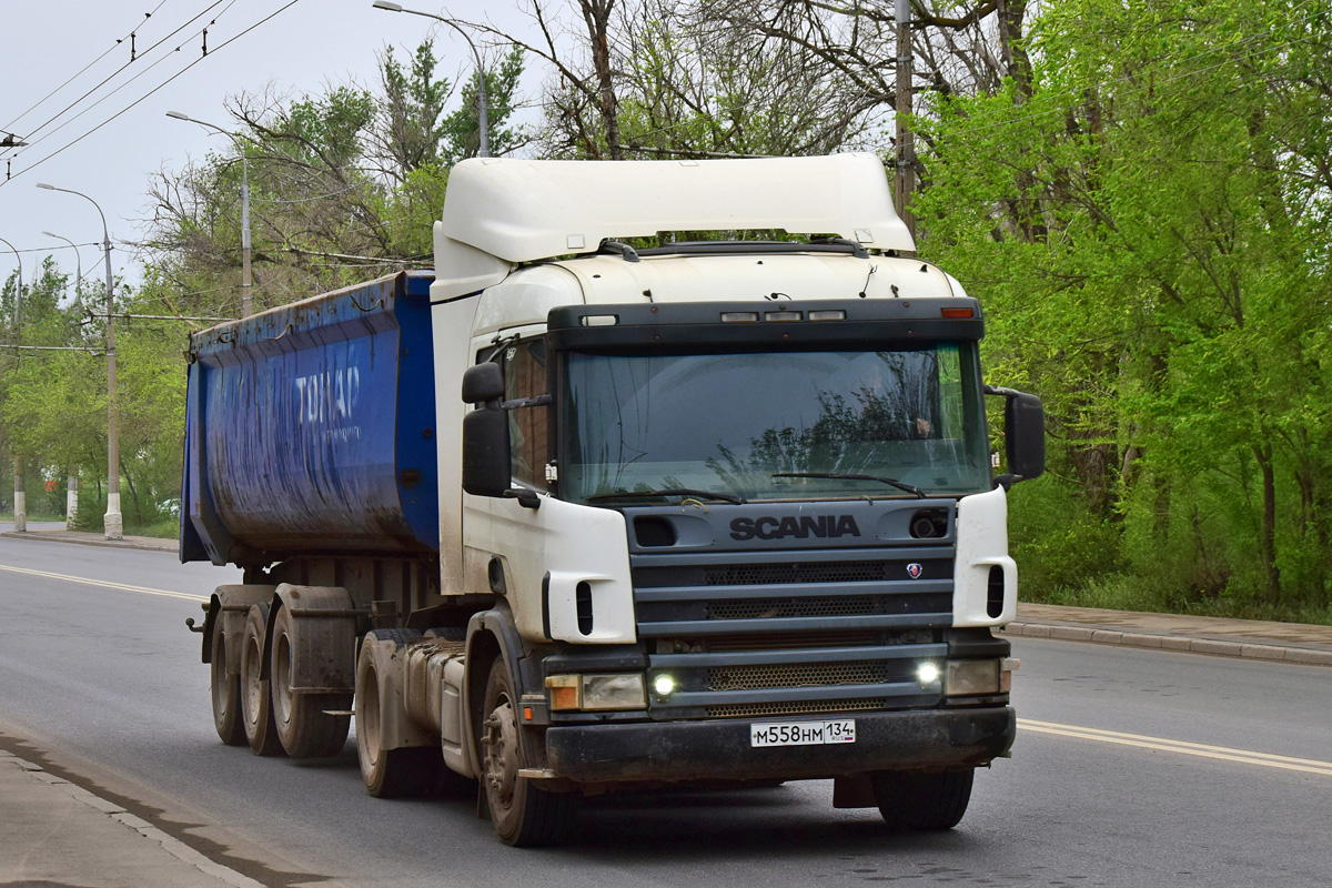 Волгоградская область, № М 558 НМ 134 — Scania ('1996) P114G