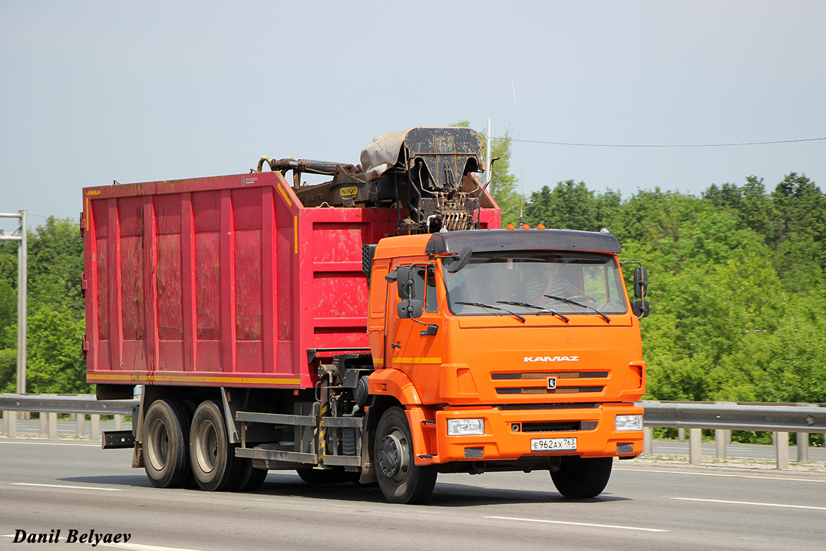 Самарская область, № Е 962 АХ 763 — КамАЗ-65115-A5