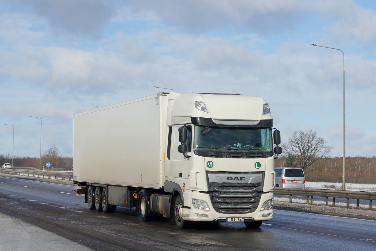 Литва, № LRI 843 — DAF XF Euro6 FT