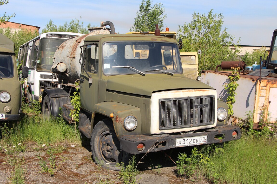 Томская область, № А 312 ЕК 70 — ГАЗ-3307