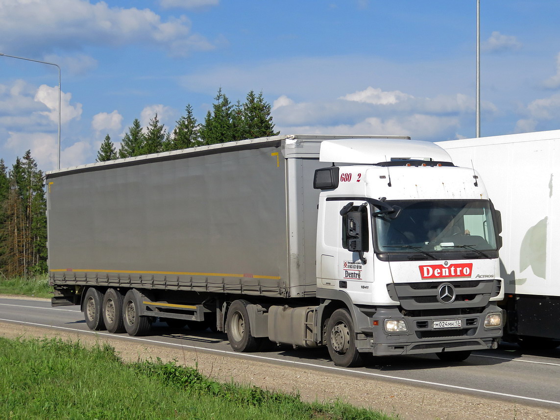 Мордовия, № М 024 МН 13 — Mercedes-Benz Actros '09 1841 [Z9M]