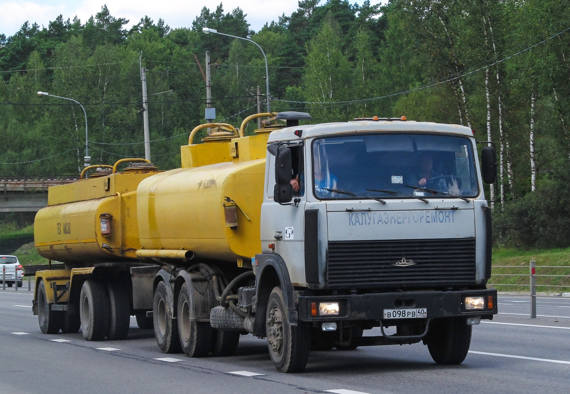 Калужская область, № В 098 РВ 40 — МАЗ-6303 [630300]