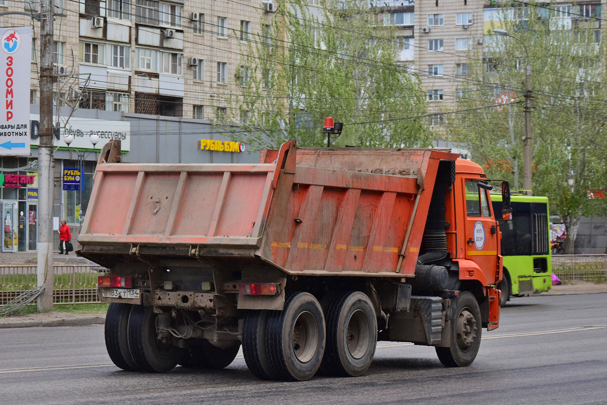 Волгоградская область, № В 183 КТ 134 — КамАЗ-65115-L4