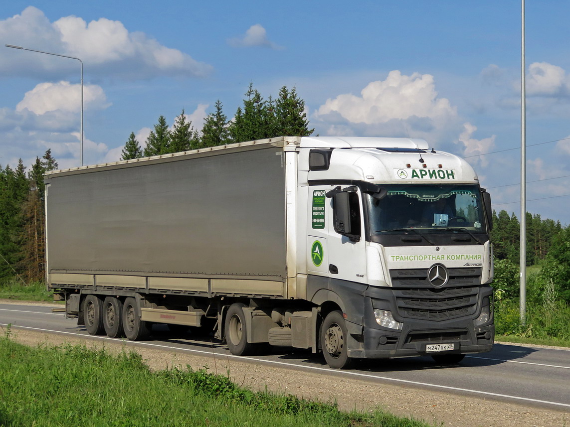 Архангельская область, № М 247 ХК 29 — Mercedes-Benz Actros '18 1842 [Z9M]