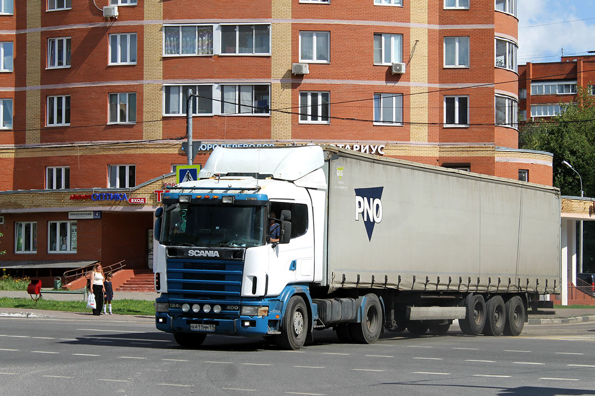 Тверская область, № Н 411 ММ 69 — Scania ('1996) R124L