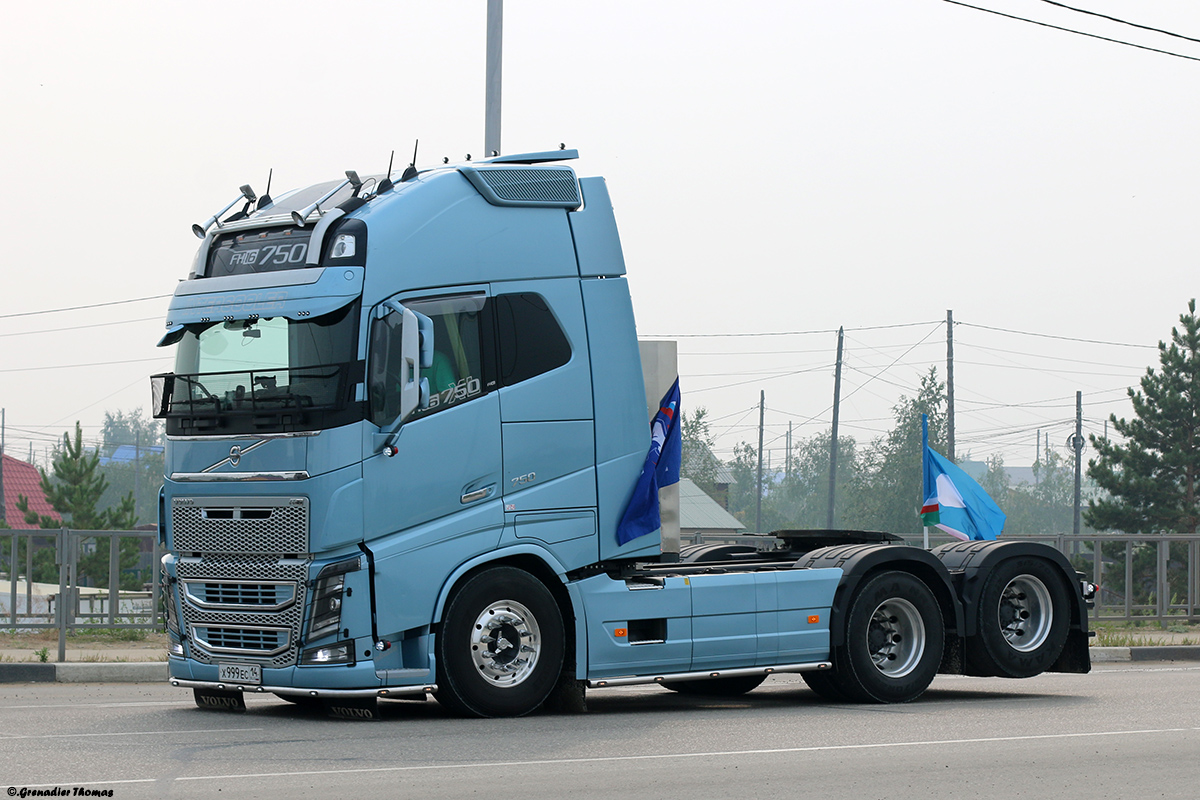 Саха (Якутия), № Х 999 ЕС 14 — Volvo ('2012) FH16.750