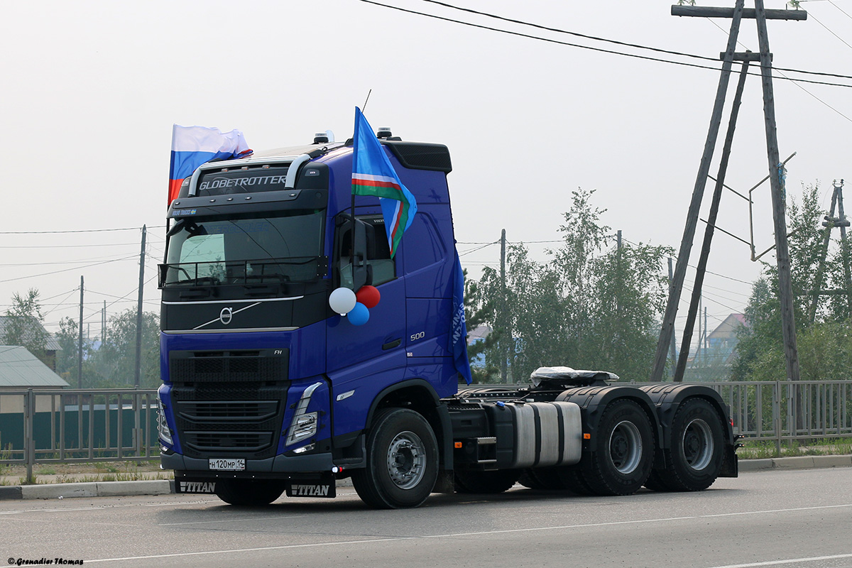 Саха (Якутия), № Н 120 МР 14 — Volvo ('2020) FH.500