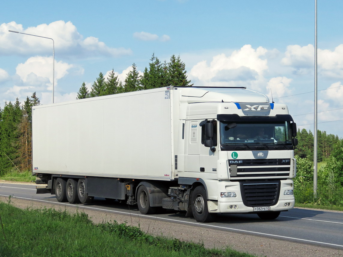 Кировская область, № Р 082 РВ 43 — DAF XF105 FT