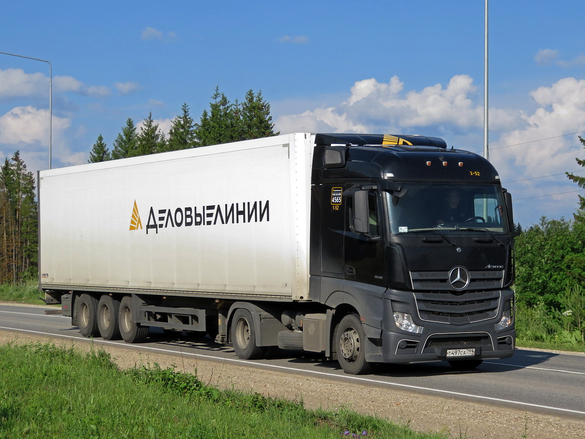 Нижегородская область, № Т 497 СА 799 — Mercedes-Benz Actros '18 1845 [Z9M]