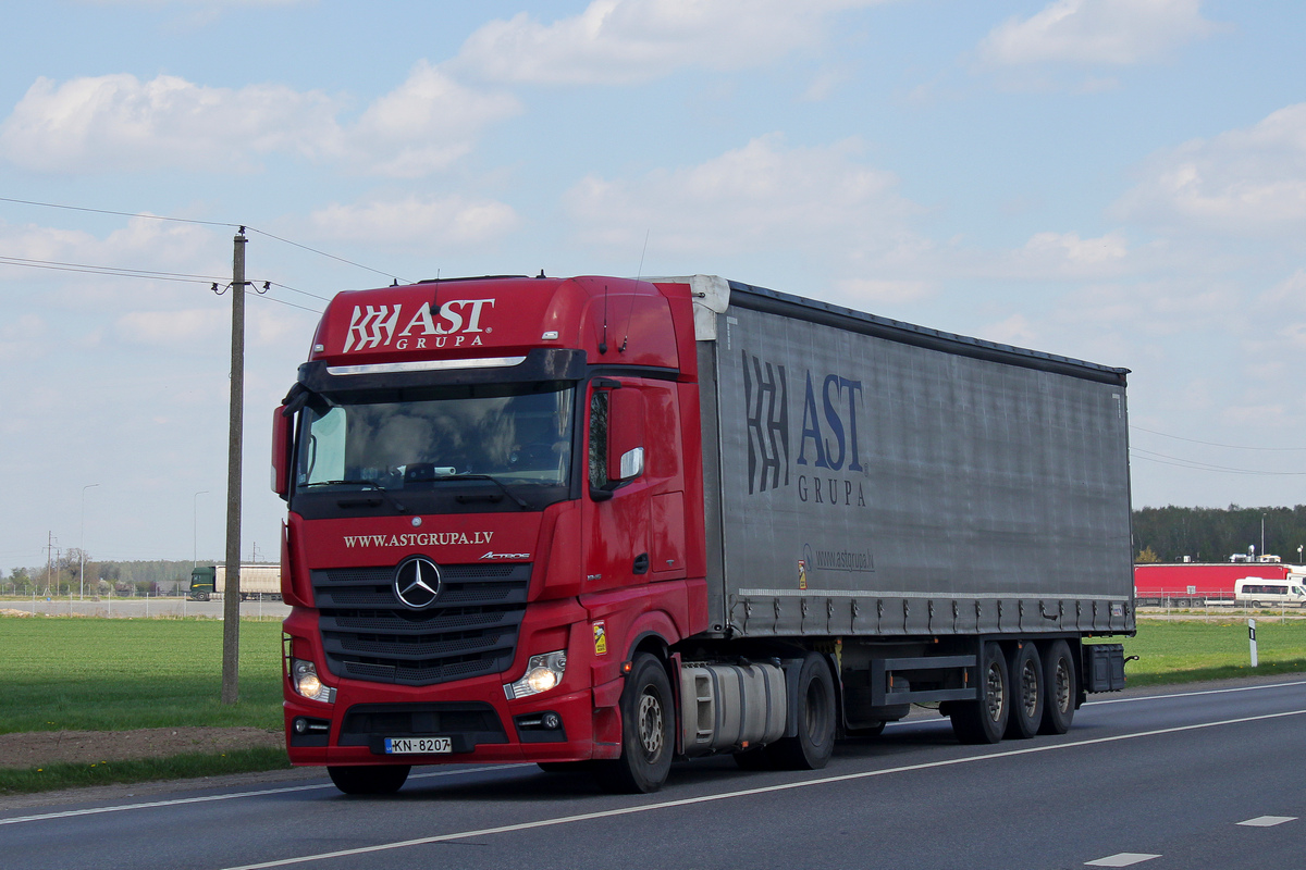 Латвия, № KN-8207 — Mercedes-Benz Actros ('2011) 1845