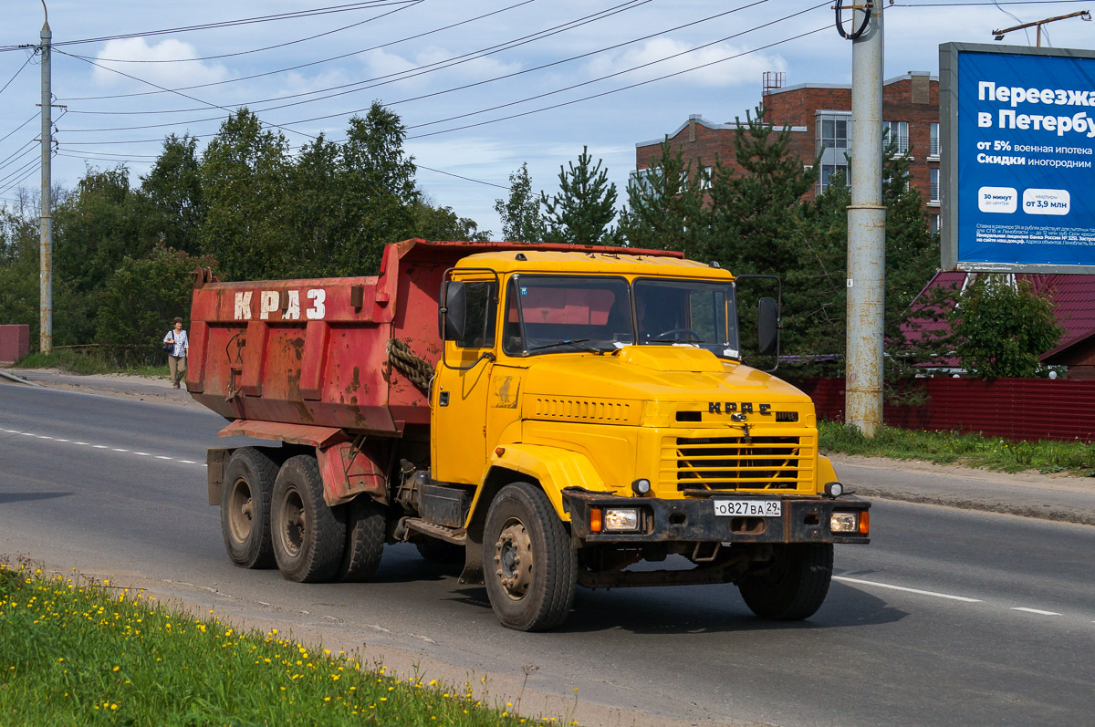 Архангельская область, № О 827 ВА 29 — КрАЗ-65055