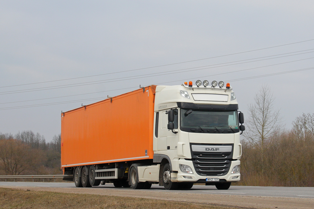 Литва, № MHZ 505 — DAF XF Euro6 FT