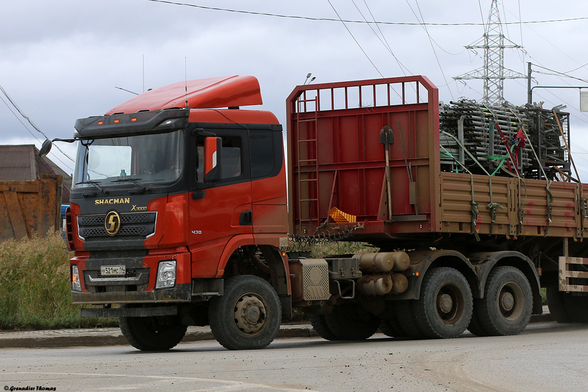 Саха (Якутия), № У 521 МС 14 — Shaanxi Shacman X3000 SX4258