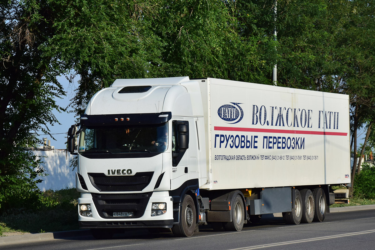 Волгоградская область, № Е 848 ХВ 134 — IVECO Stralis ('2012)