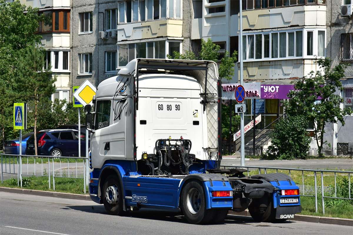 Тюменская область, № С 314 УН 72 — Scania ('2009, общая модель)
