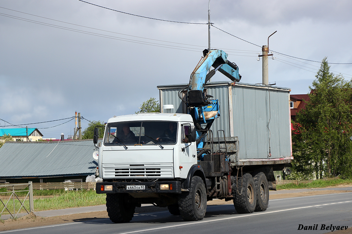 Ненецкий автономный округ, № А 663 ОА 83 — КамАЗ-43118-13 [43118N]