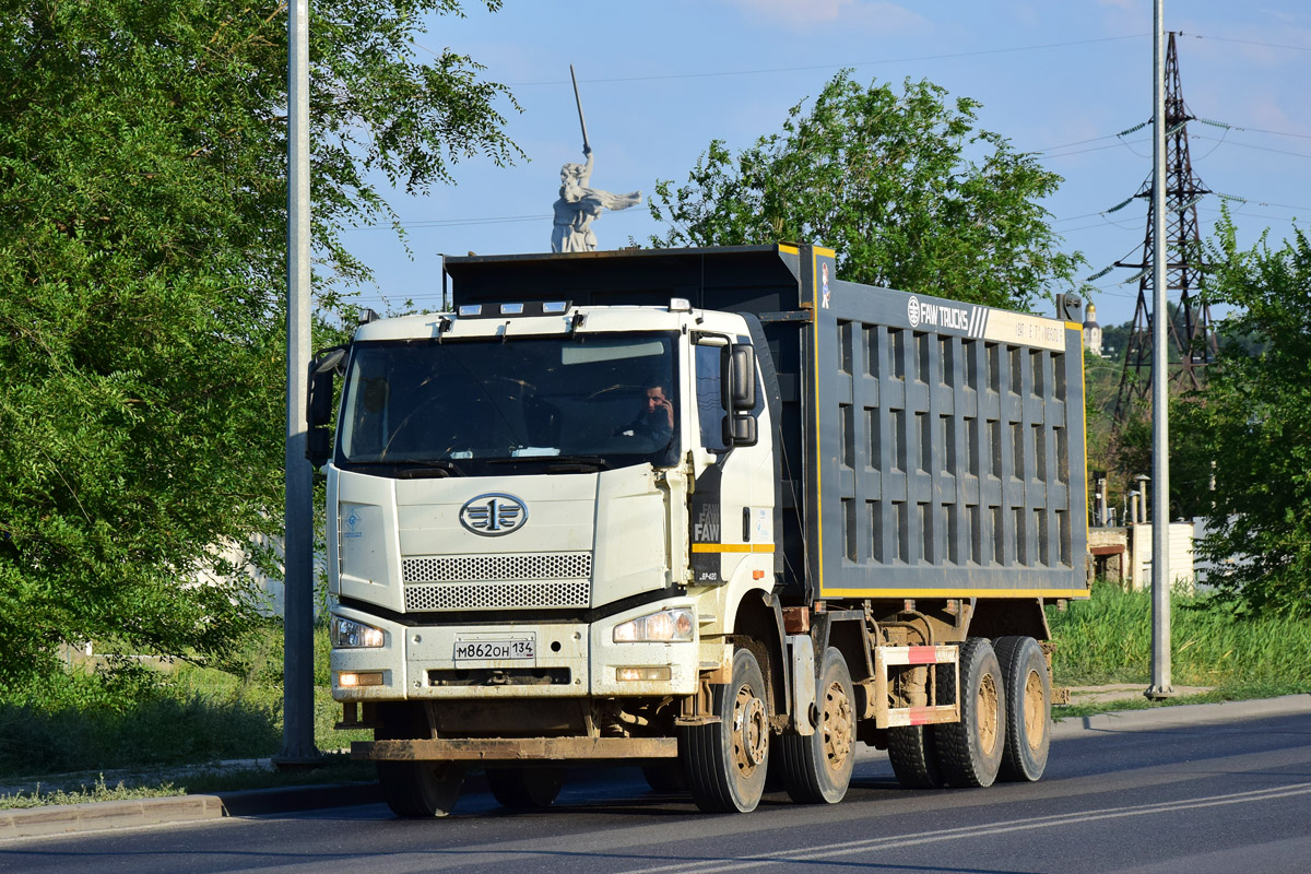 Волгоградская область, № М 862 ОН 134 — FAW J6 CA3310