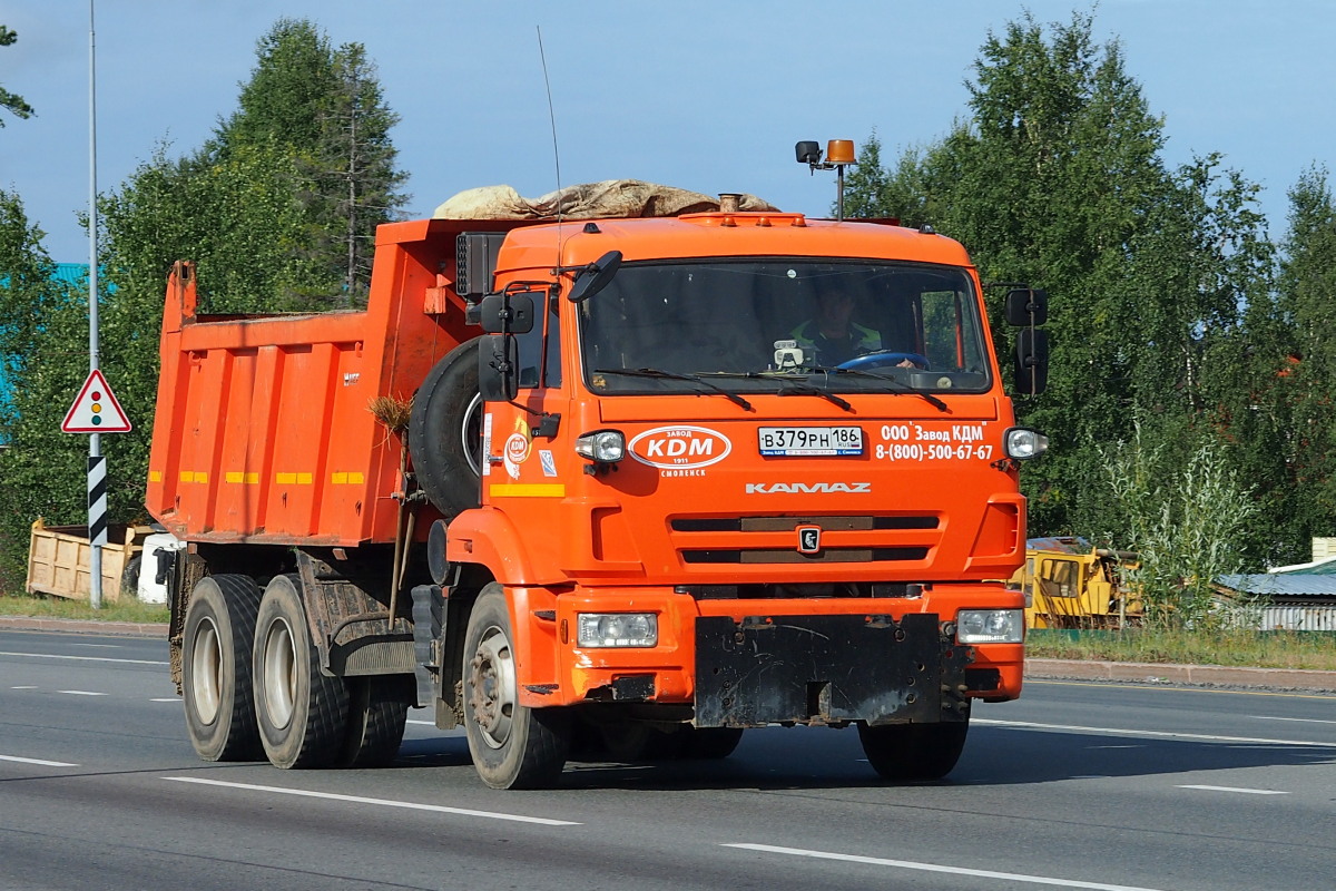 Ханты-Мансийский автоном.округ, № В 379 РН 186 — КамАЗ-65115-L4