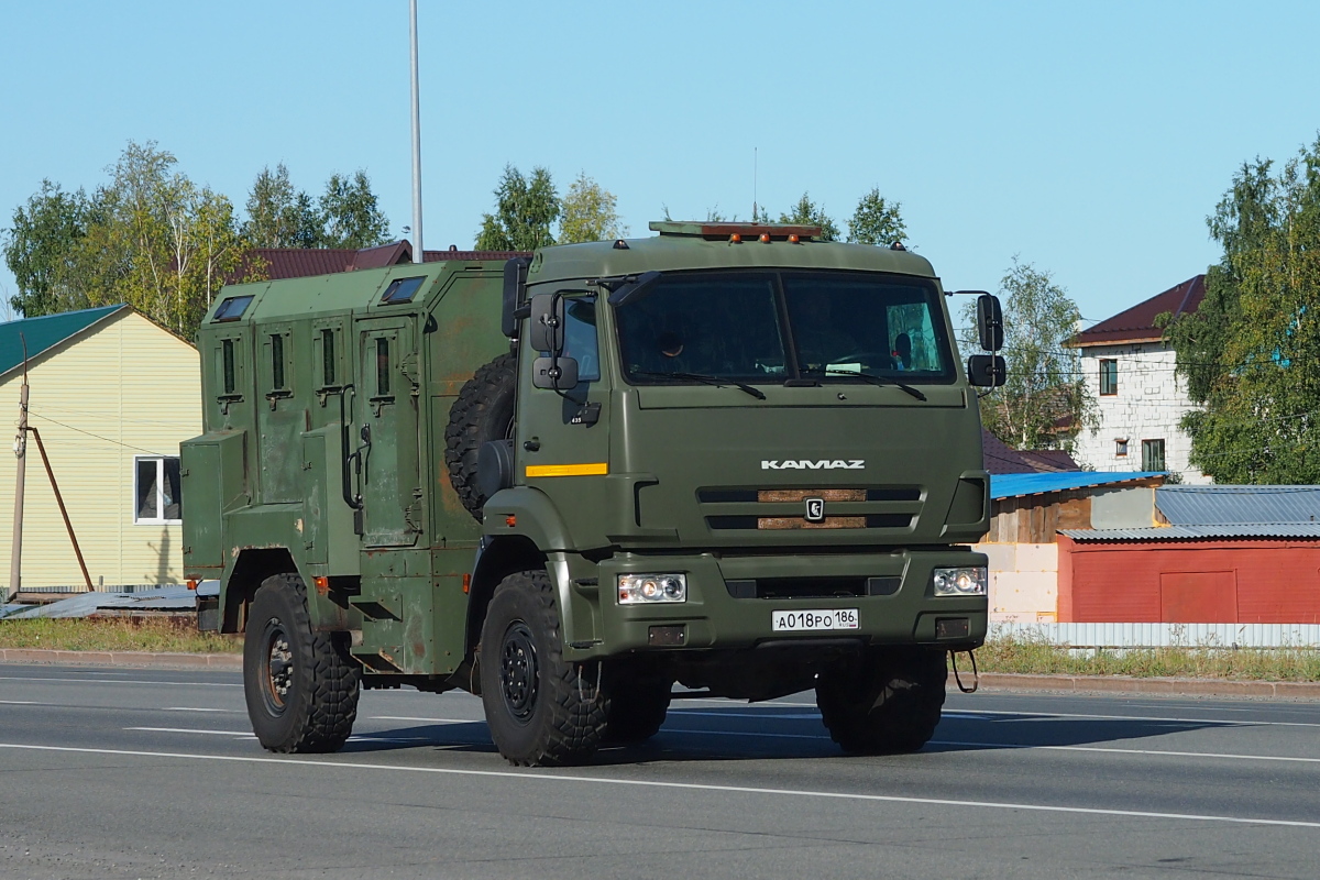 Ханты-Мансийский автоном.округ, № А 018 РО 186 — КамАЗ-43501