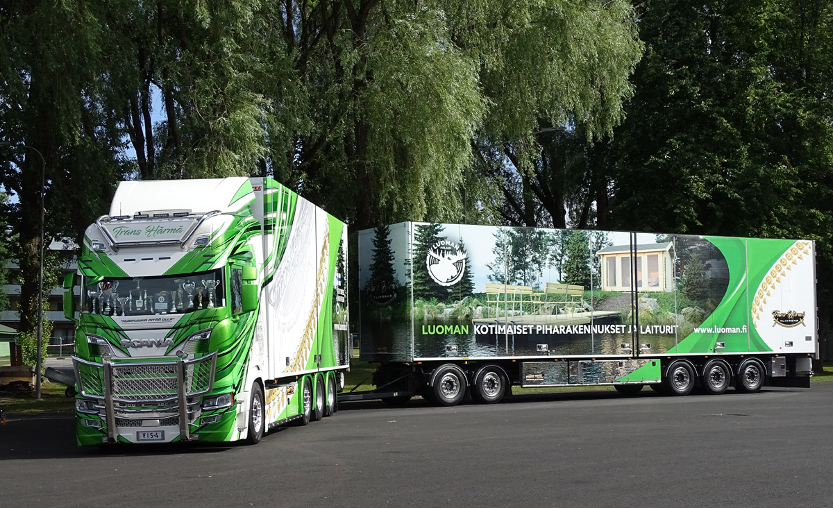 Финляндия, № VIS-4 — Scania ('2016, общая модель); Эстония — Tallinn Truck Show 2023