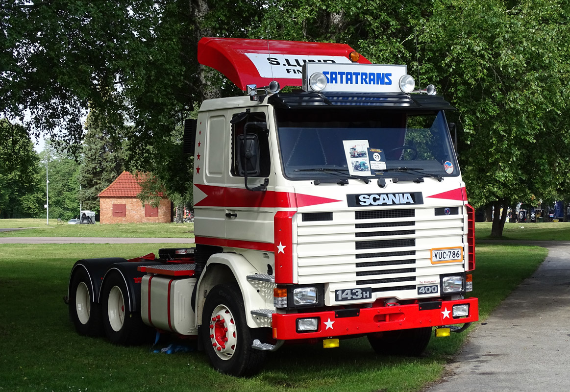 Финляндия, № VUC-786 — Scania (II) R143H; Эстония — Tallinn Truck Show 2023