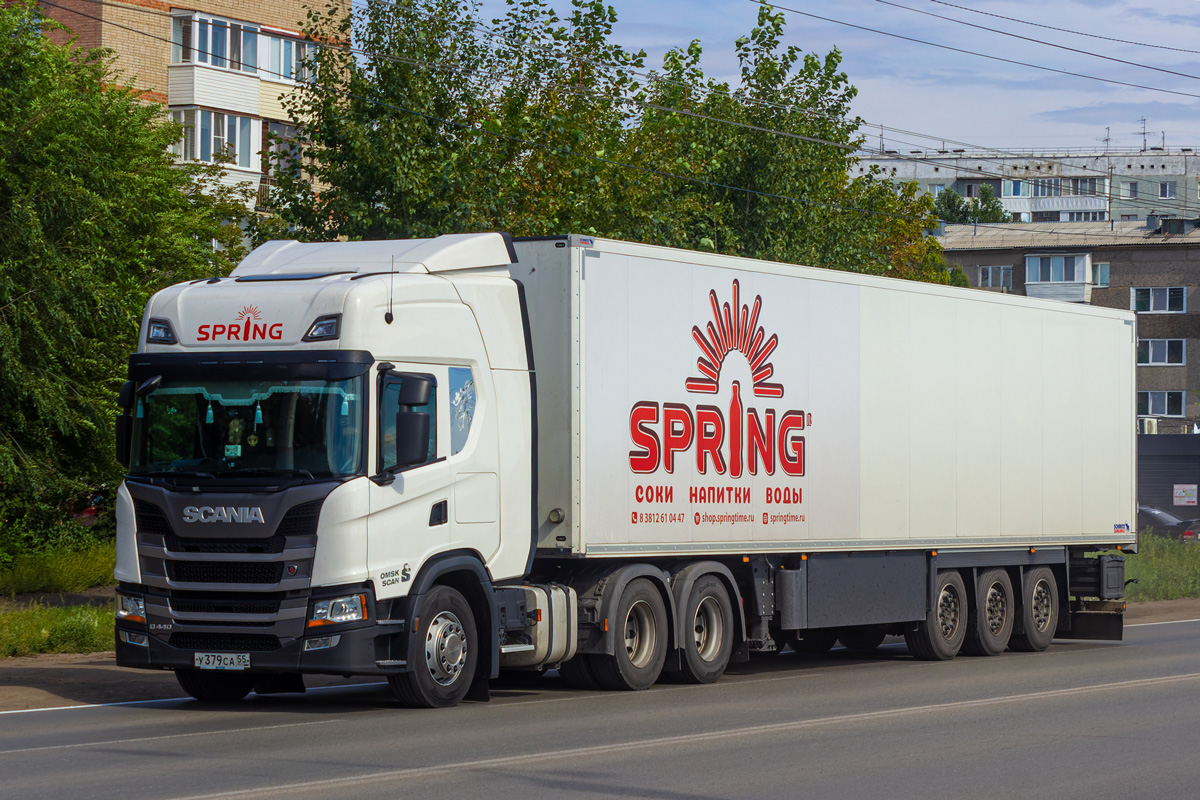 Омская область, № У 379 СА 55 — Scania ('2016) G440