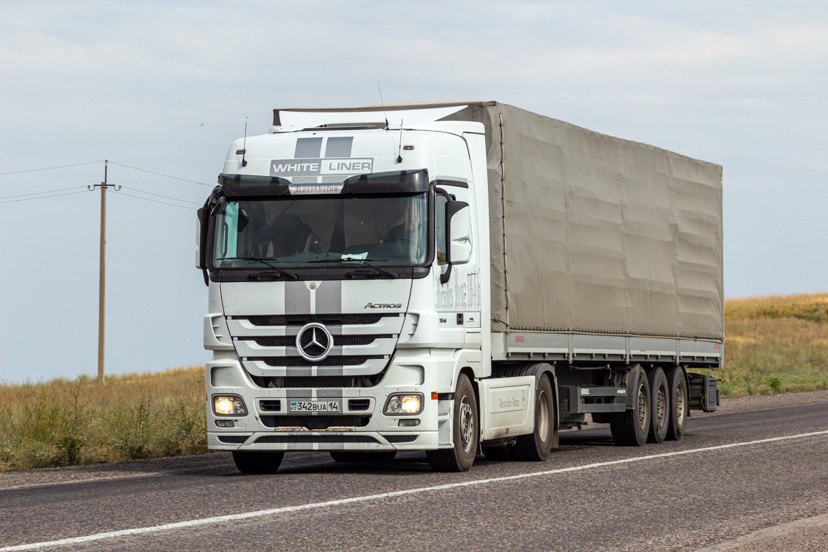 Павлодарская область, № 342 BUA 14 — Mercedes-Benz Actros ('2009) 1846