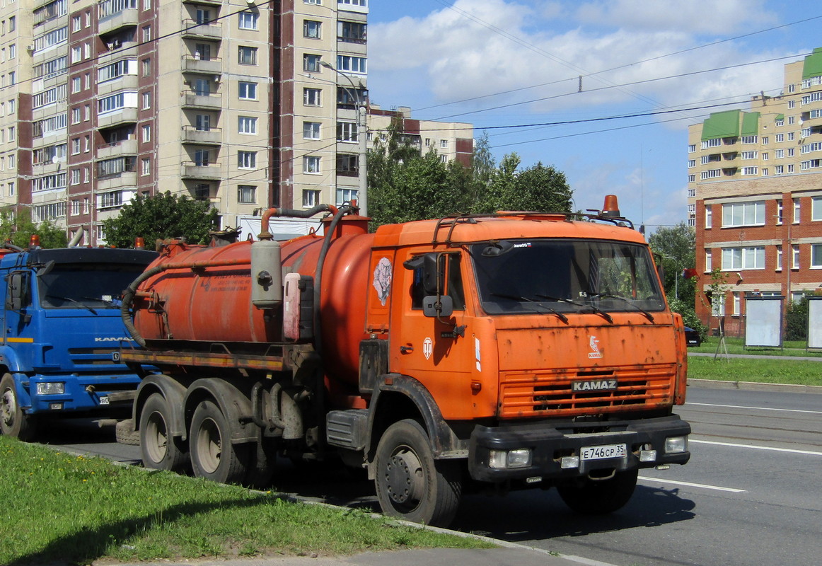 Вологодская область, № Е 746 СР 35 — КамАЗ-65115-D3