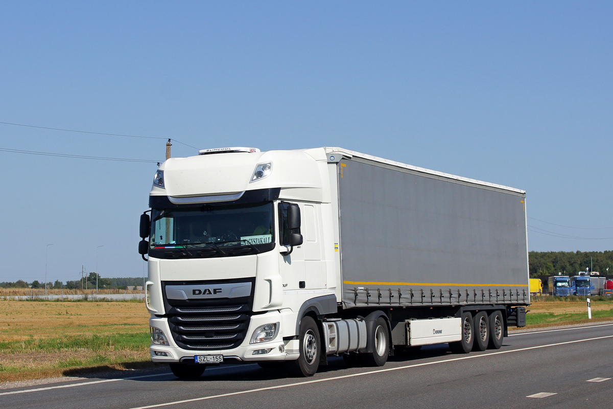 Венгрия, № SZL-155 — DAF XF Euro6 FT