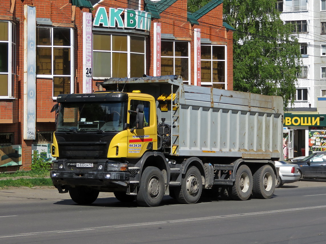 Кировская область, № Е 333 ОН 43 — Scania ('2011) P440